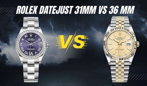 rolex 31 vs 36